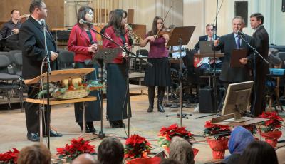 Zenés adventi istentisztelet a városi filharmóniában - 2014. december 7., vasárnap.